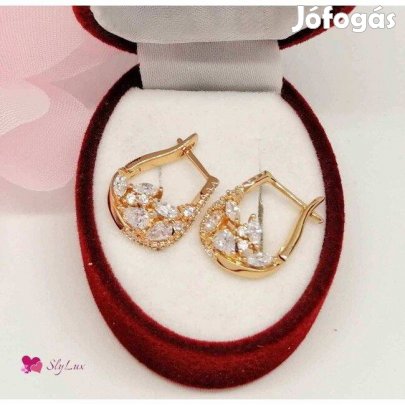 Xuping aranyozott antiallergén fülbevaló, 17 mm (1541)