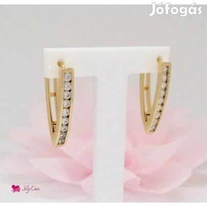 Xuping aranyozott antiallergén fülbevaló, 23 mm (1442)