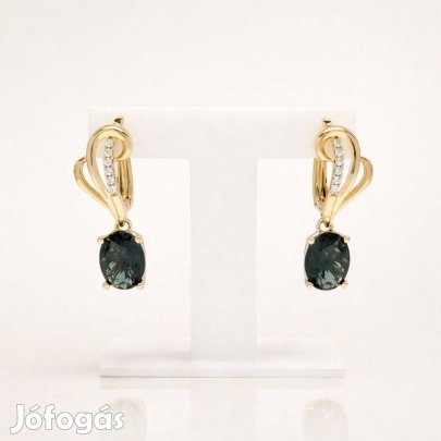 Xuping aranyozott antiallergén fülbevaló, 25 mm (1119)