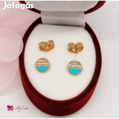 Xuping aranyozott antiallergén fülbevaló, 8 mm (1323)