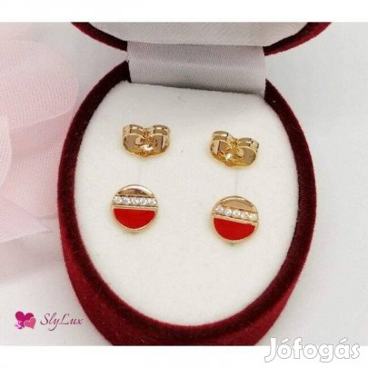 Xuping aranyozott antiallergén fülbevaló, 8 mm (1325)