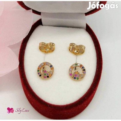 Xuping aranyozott antiallergén fülbevaló, 8 mm (1496)