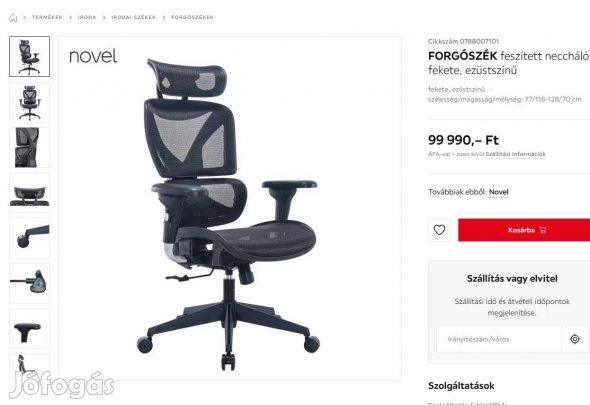 Xxxlutz Novel irodai forgószék