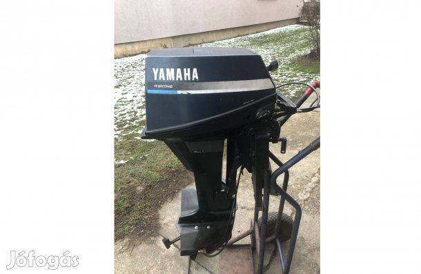 Yamaha 9.9Le. 4 ütemű hosszú csizmás önindítós , távkaros motor