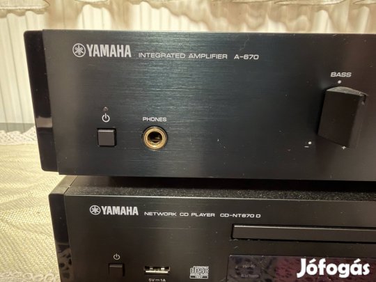 Yamaha MCR-N 670D mini hifi, erősítő, hálózati lejátszó