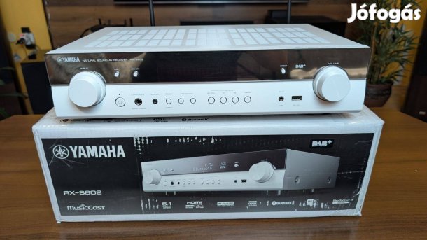 Yamaha RX-S602 Fehér színű házimozi erősítő újszerű, Dolby Vision,