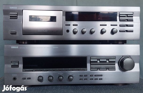 Yamaha Receiver RX-396RDS Rádió Erősitő MAGNÓ Deck Kx-393 Távirányitó
