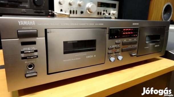 Yamaha kétkazettás oda-vissza játszó Magnó Deck Kx-W282