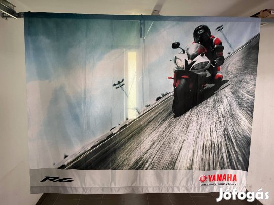 Yamaha motoros dekoráció textil kép molino; plakát; poszter