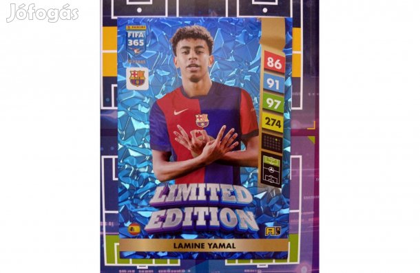 Yamal (FC Barcelona) Panini Fifa 365 2025 XXL Limited focis kártya