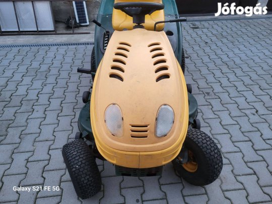 Yard MAN : Kohler motoros - kétkéses - fűgyűjtős fűnyíró traktor