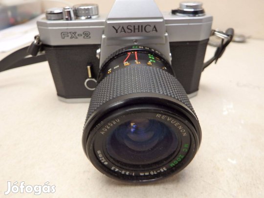 Yashica FX-2 Régi Fényképezőgép Retro Revuenon 35-70 MM Objektív