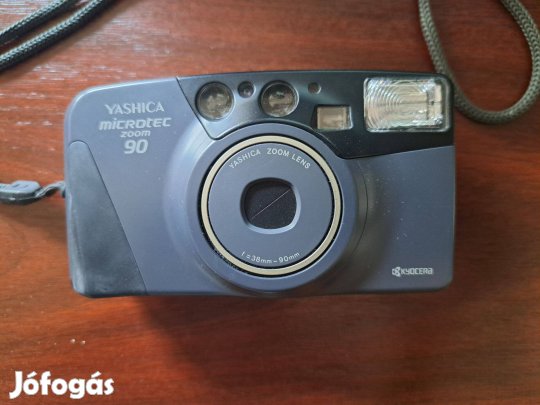 Yashica Microtec Zoom 90 fényképezőgép tokjával