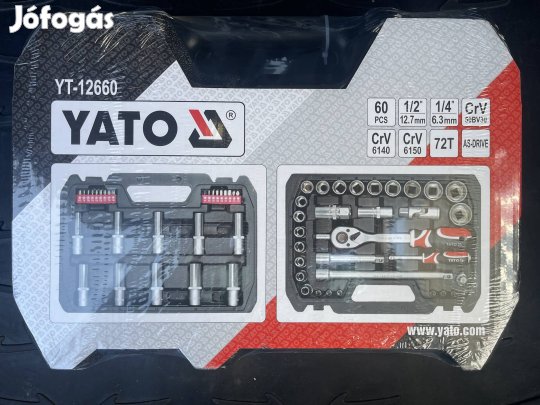 Yato Dugókulcs készlet 1/2" 60 részes - Yt-12660
