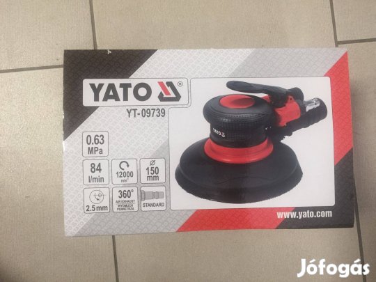 Yato Yt-09739 Pneumatikus excenter csiszológép könnyített 150mm