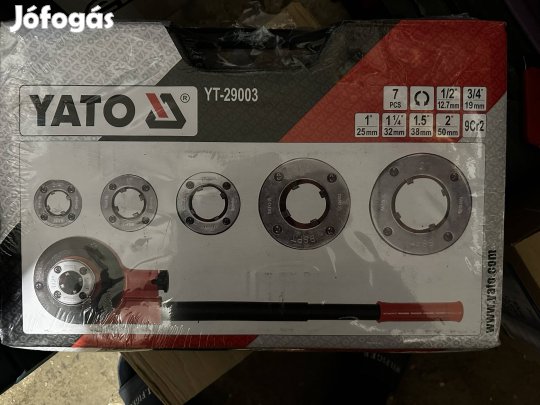 Yato kézi csőmenetmetsző készlet 6 részes, 1/2 -2 inch