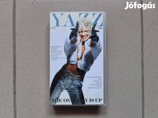 Yazz - live - the only way is up, VHS video film kazetta, zene