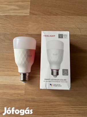 Yeelight Smart LED izzó (színes, E27 2 db 4000 Ft.) eladó!