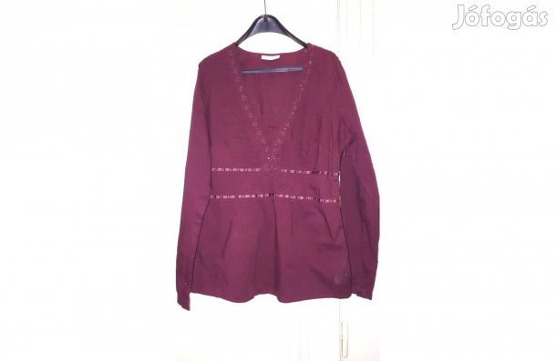 Yessica bordó női blúz, felső ( 40-es )