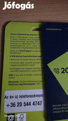 Yettel könyű telefonszám 544.47.47.