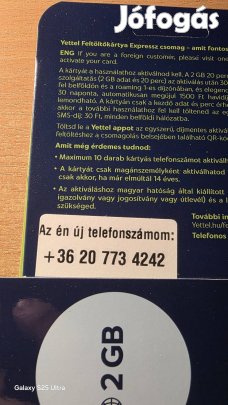 Yettel könyű telefonszám 773.42.42.