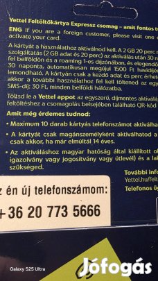 Yettel könyű telefonszám 773.5666.