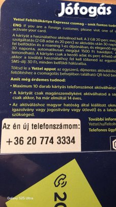 Yettel könyű telefonszám 7743334