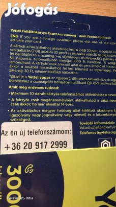 Yettel könyű telefonszám 917.2999.