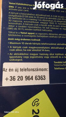 Yettel könyű telefonszám 964.63.63.
