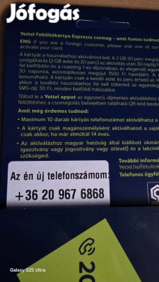 Yettel könyű telefonszám 9.67.68.68.