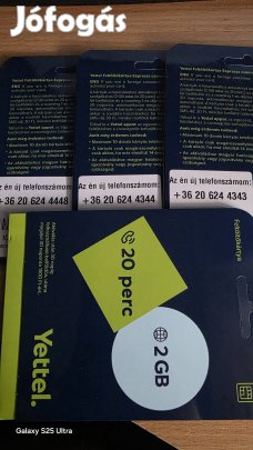 Yettel könyű telefonszámok