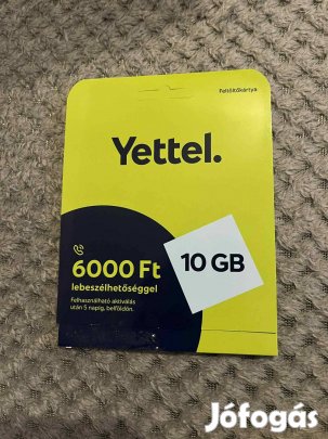 Yettel sim-kártya