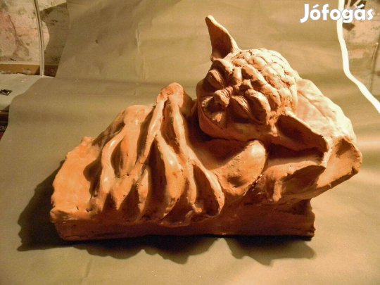 Yoda átlényegülése terrakotta szobor - művészi égetett agyag figura