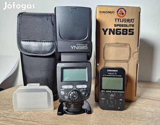 Yongnuo Yn685 vaku + Yn622C-TX jeladó szett (Canon) - Újszerű, fóliás