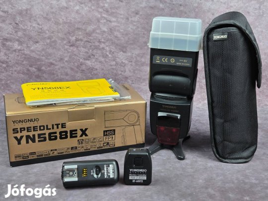 Yongnuo Yn 568 EX (Nikon) TTL rendszervaku + rádióskioldó szett