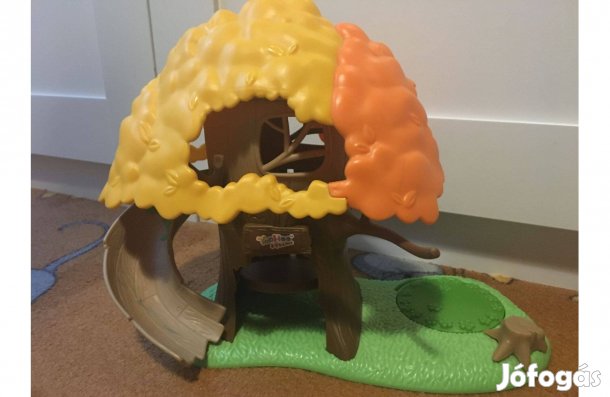 Yoohoo erdei házikó lifttel csúszdával!