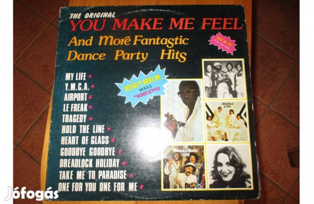 You make me feel Dance party hits bakelit hanglemez eladó