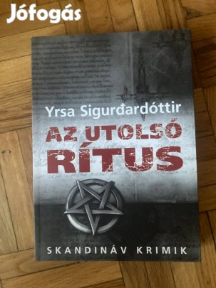 Yrsa Sigurdardóttir az utolsó rítus
