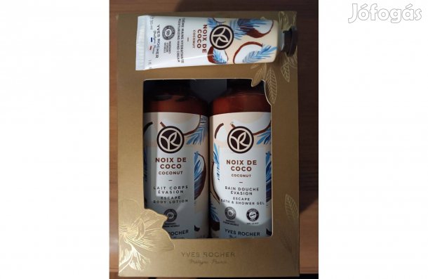 Yves Rocher Noix de coco szett (testápoló, túsfürdő, kézkrém)