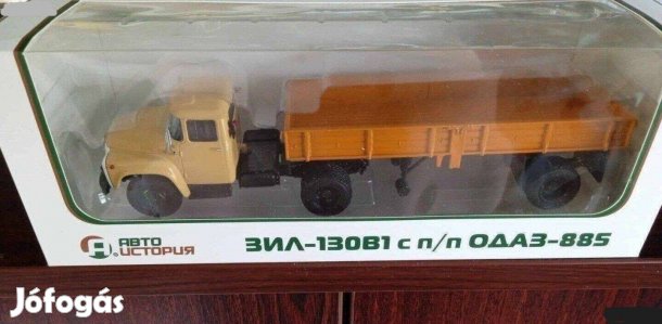 ZIL 130V1 + Odaz felpot "Autoistoria" kisauto modell 1/43 Eladó