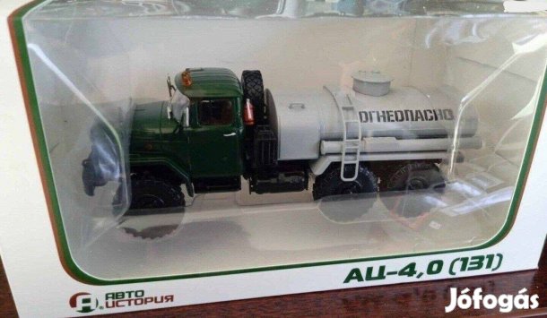 ZIL 131 üzemanyag szalitó "Autoistoria" kisauto modell 1/43 Eladó