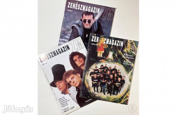 ZM Zenészmagazin (1994) 3 db - - - (Csak személyesen!)