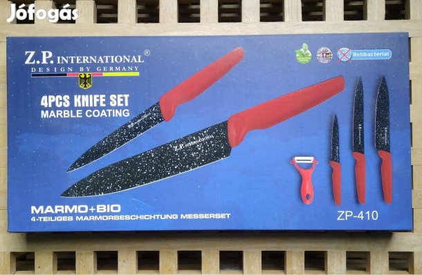 ZP 410 - Új késkészlet hámozóval - 4 db.-os - Zugló