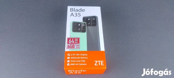 ZTE Blade A35 mobil ( dobozában, teljesen újszerű )