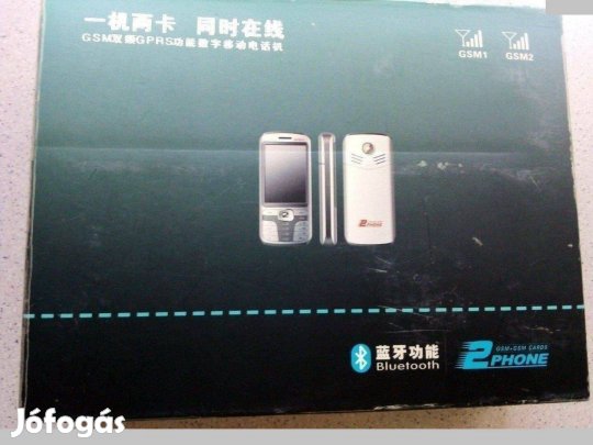 ZT kétkártyás Dual SIM dupla Sim 2 kártyás Függelten Mobil Telefon Han