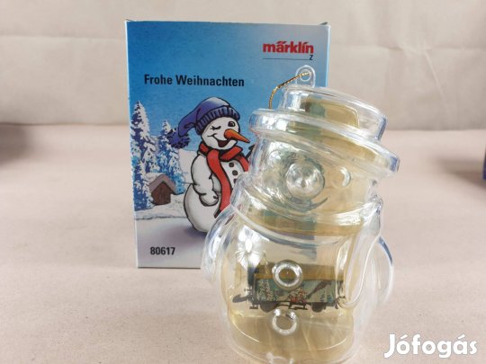 Z 1:220 Marklin Karácsonyi Vagon Karácsonyfadísz Gyűjtemény - 12 db