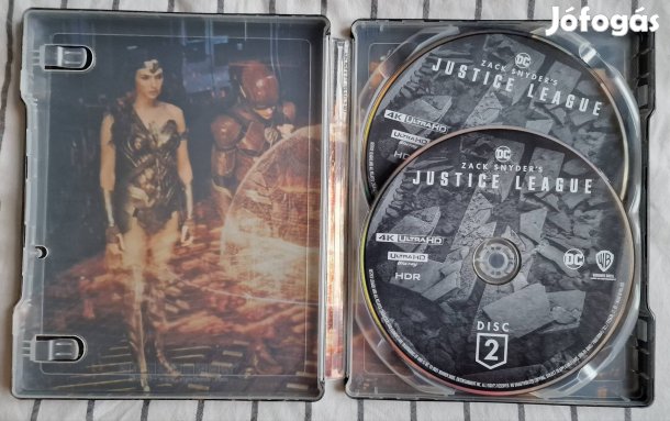 Zack Snyder: Az Igazság Ligája 4K UHD steelbook blu-ray 