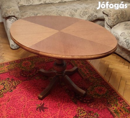 Zala Bútor Zala Rusztik ovális kisasztal