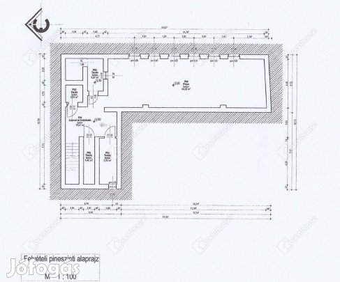 Zalaegerszegi irodaház udvarral garázsokkal eladó