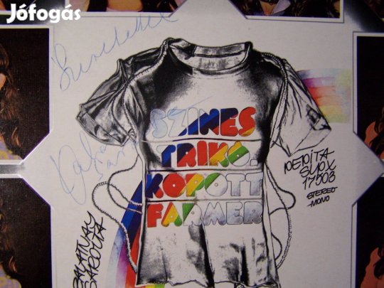 Zalatnay Sarolta: Színes trikó, kopott farmer (EX áll. dedikált LP)